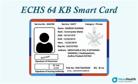 echs smart card not received|echs 64 kb card status.